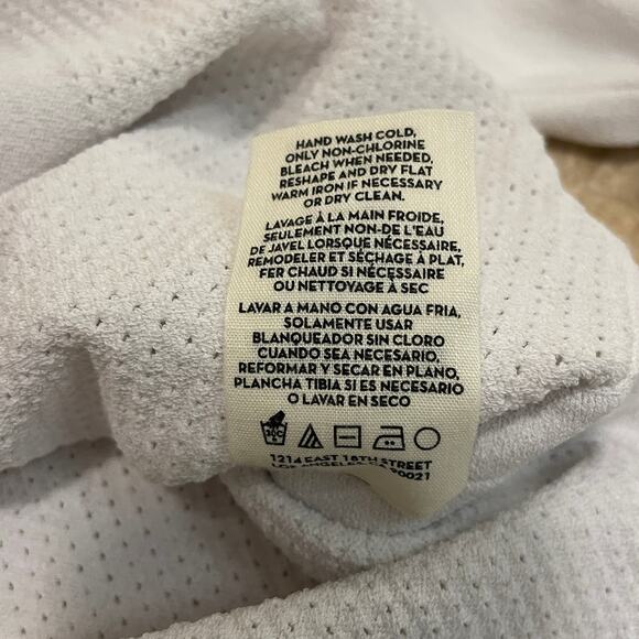 J Brand Knit 2-Pc Set Sweater Top & Skirt | White Stretch Textured Knit M NWOT - Picture 6 of 10